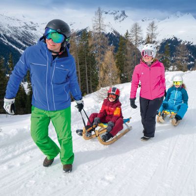 Schlittenfahren Davos