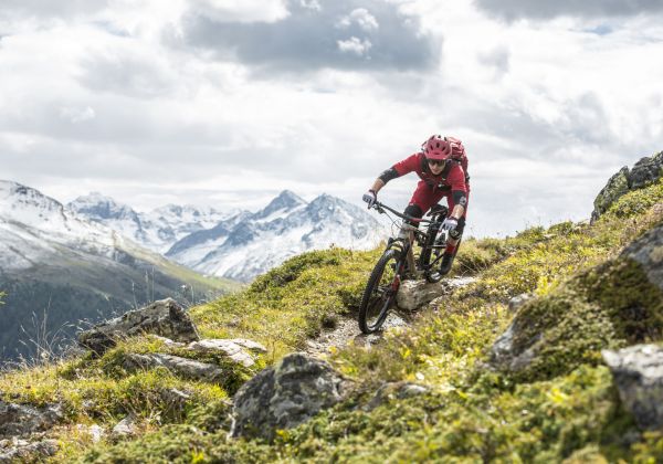 Biken in Davos